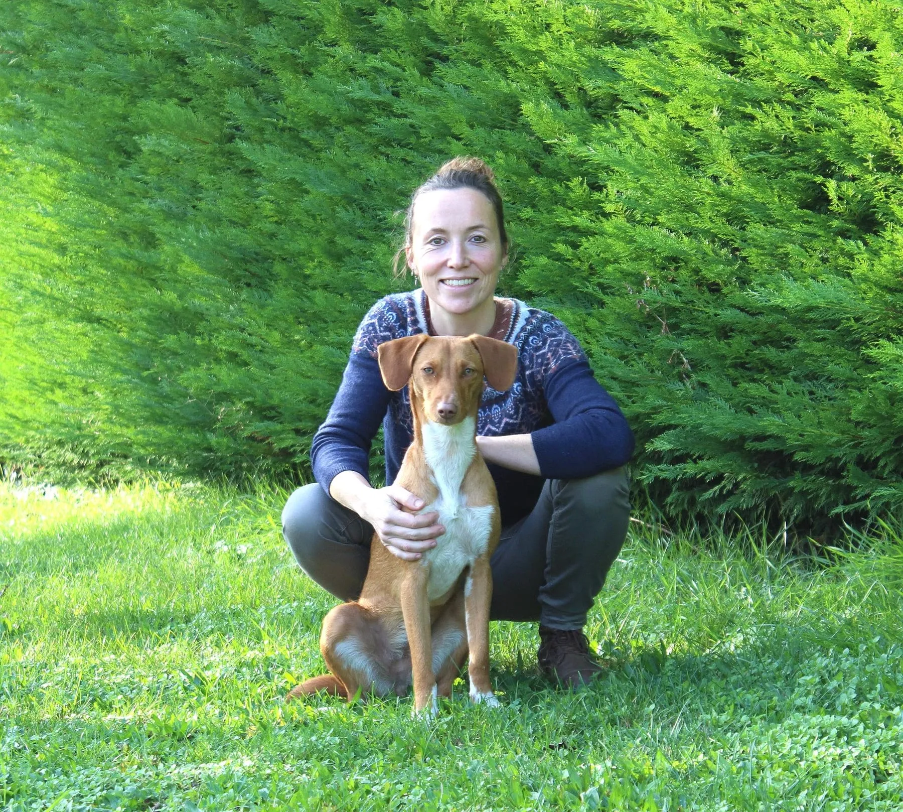 Dr Stéphanie Vanhamme et son chien